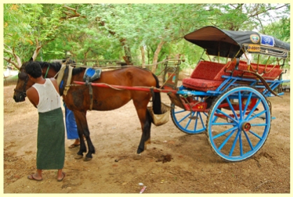 Horse Cart in Bagan
