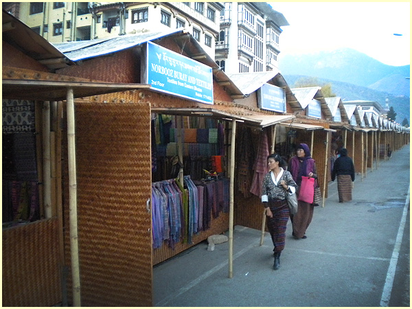 The Bamboo Stalls in Thimphu
