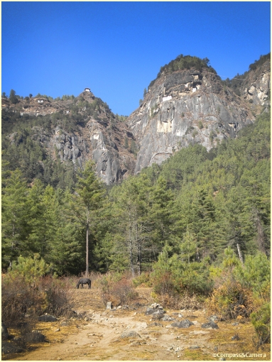 Tiger's Nest, to the right of the dip in the mountain
