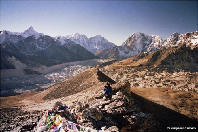 View over the Khumbu Valley