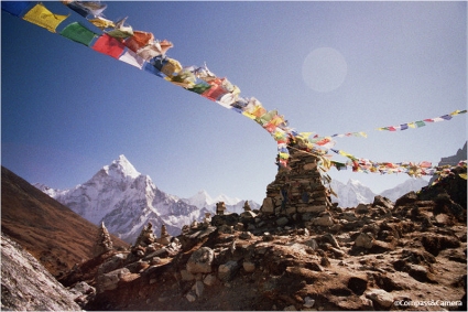 Monument to Babu Chiri Sherpa