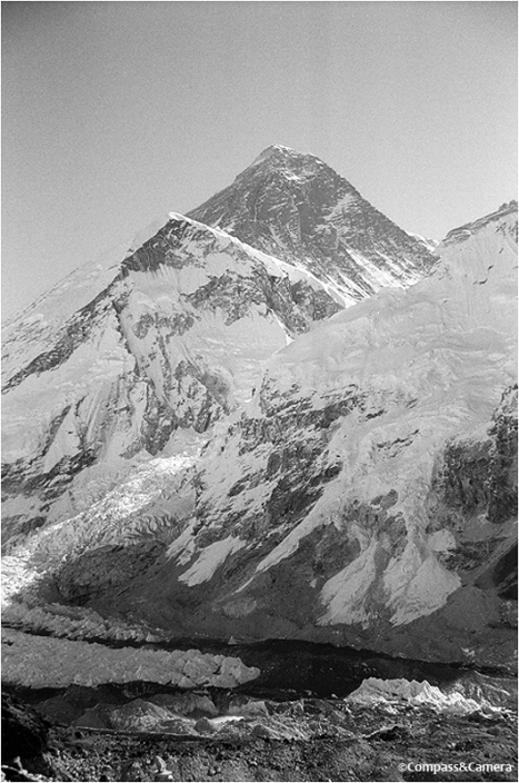 Mount Everest and the Khumbu Icefall