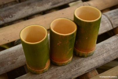 Bamboo drinking glasses