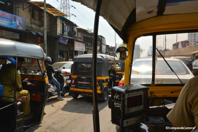 Rickshaw through Mumbai
