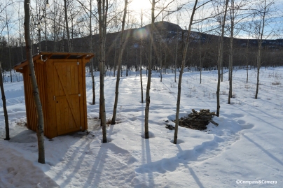 Cabin outhouse