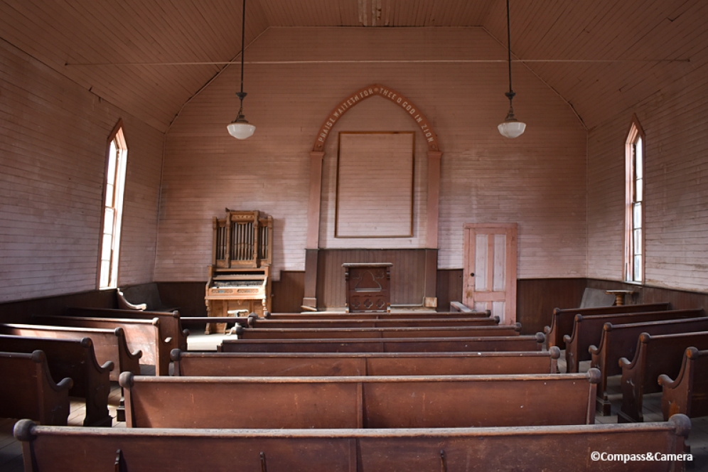 Bodie Methodist Church Interior