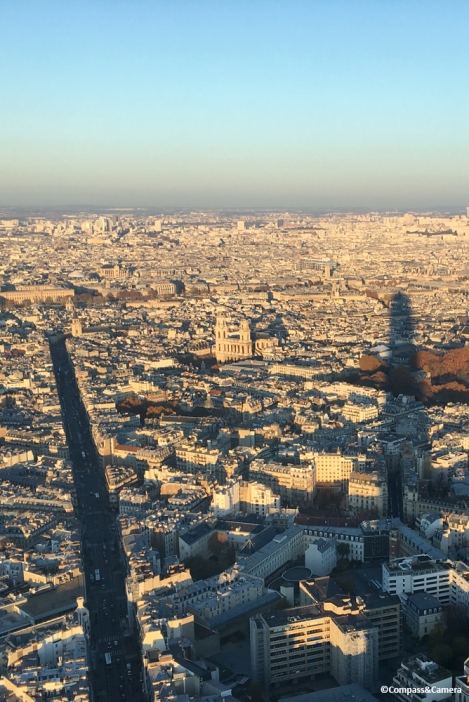 Sunset view from Montparnasse Tower